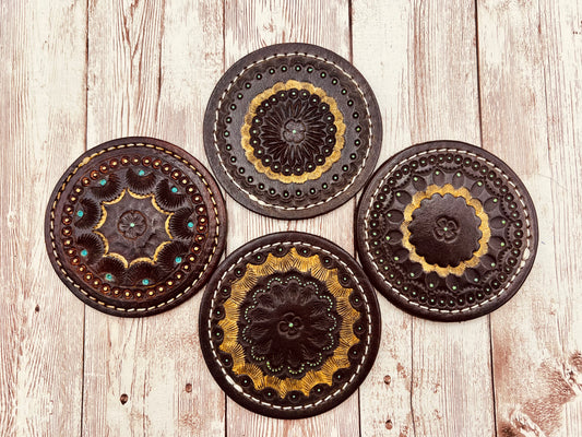 Custom Handcrafted Coasters - Set of 4