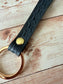 Leather Keychains - Brass Hardware 