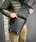 Men's Crossbody Messenger Bag with Buckle Straps