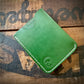 Slim Wallet - Green & White Fold-Over Style