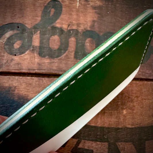 Slim Wallet - Green & White