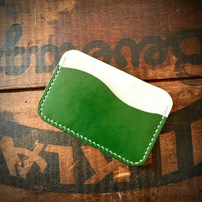 Slim Wallet - Green & White