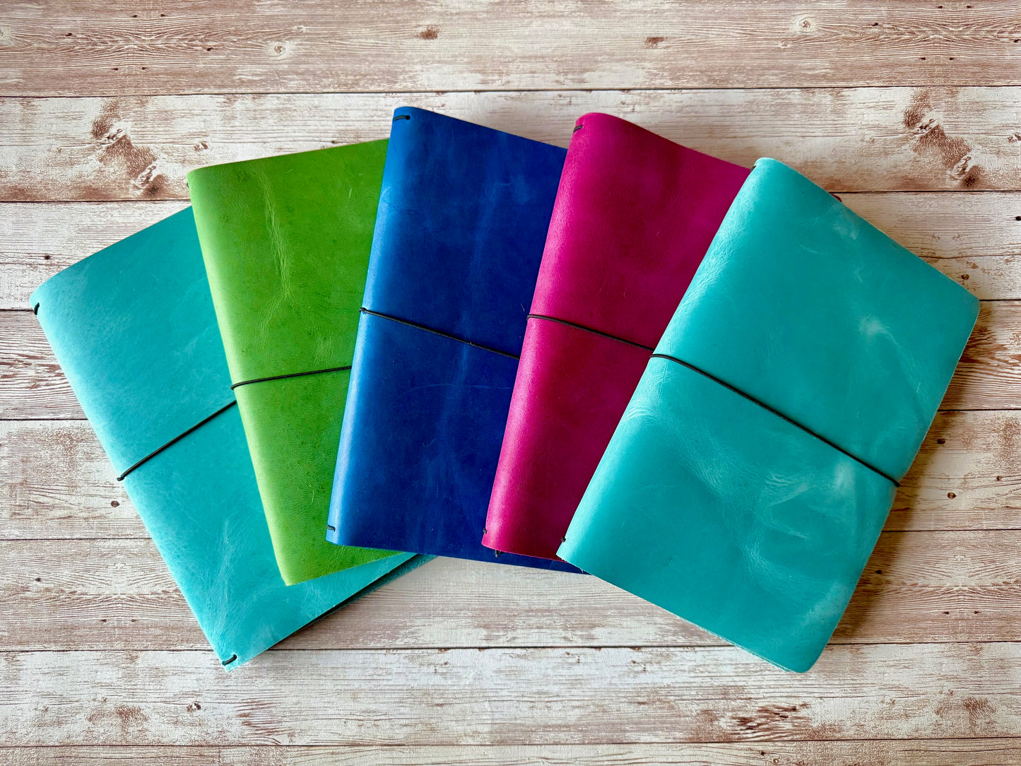 Midori-Style Refillable Leather Journals
