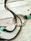 Bohemian Leather Lariat Necklace