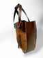 Dark Brown Hair-On-Hide Tote