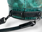 Turquoise American Alligator Bucket Backpack Duffle