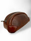 Men's Dopp Kit - Brown with Brown Thread