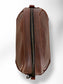 Men's Dopp Kit - Brown with Brown Thread
