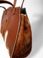 Rustic Hair-On-Hide Handbag
