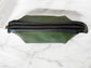 Leather Toiletries Bag - Deep Green, M