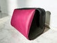 Leather Toiletries Bag - Magenta, LG